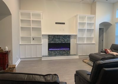 Living Room Fireplace/Shelving Build Out